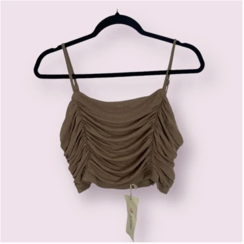 Draped Trendy Chic Girly Tik Hipster Hippie Boho Modern Party Crop Top Blouse